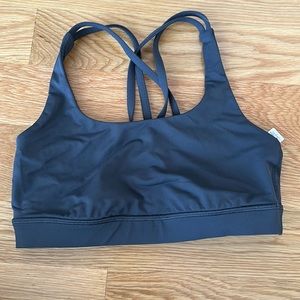 Gray women’s Lululemon sports bra